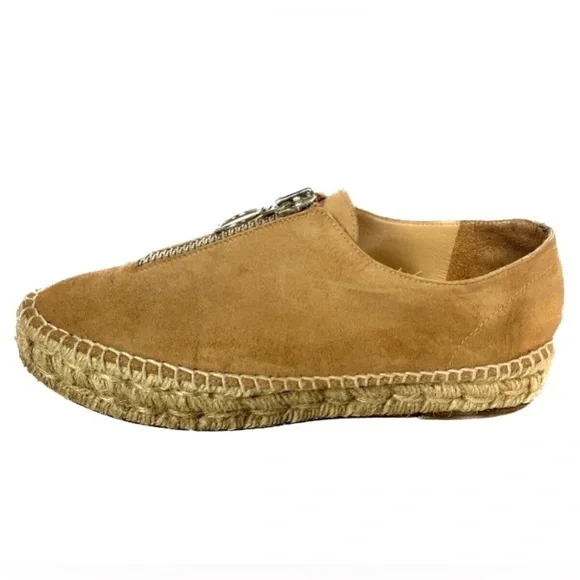 Alexander Wang Tan Devon Suede Espadrille Flats - Picture 5 of 12